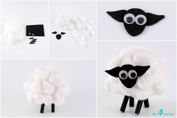 Kid Craft: Cotton Ball Art - Scattered Thoughts of a Crafty Mom by