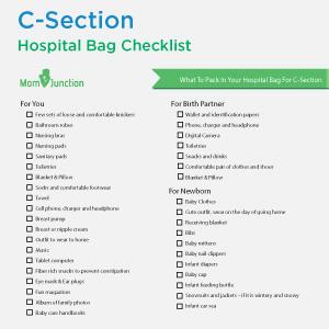 What to Pack in Your Hospital Bag for a Planned C-section