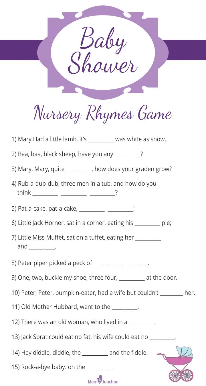 12 Fun Baby Shower Games - C.R.A.F.T.