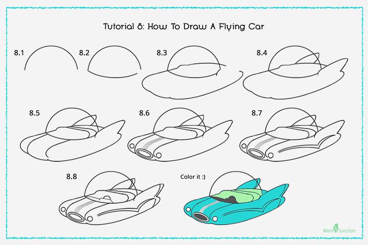 How To Draw A Car Step By Step For Kids?