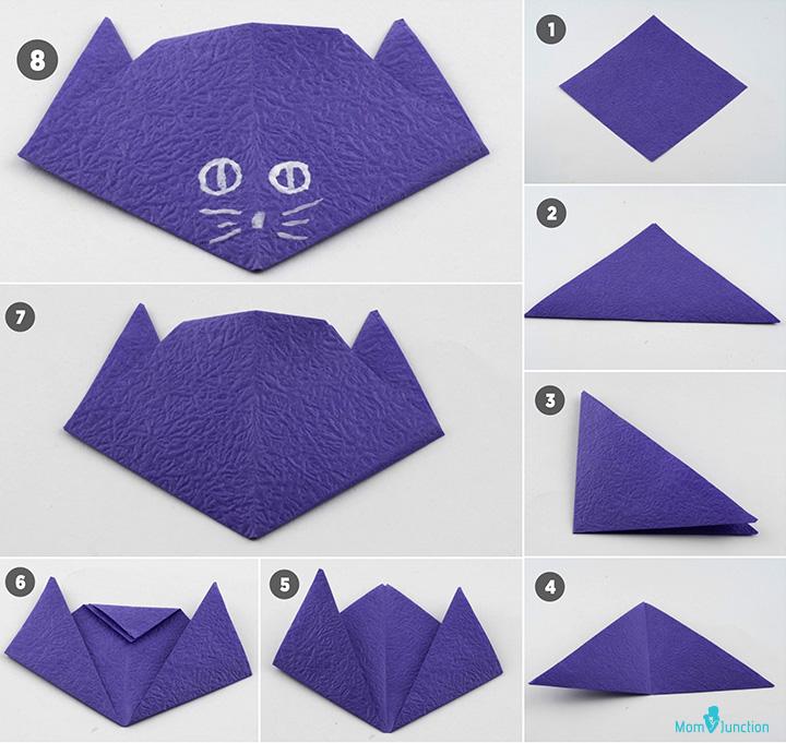 how to make origami animals step by step