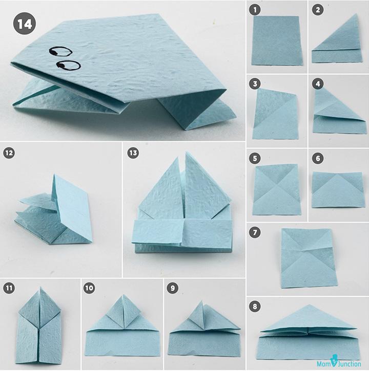 how to make origami animals step by step