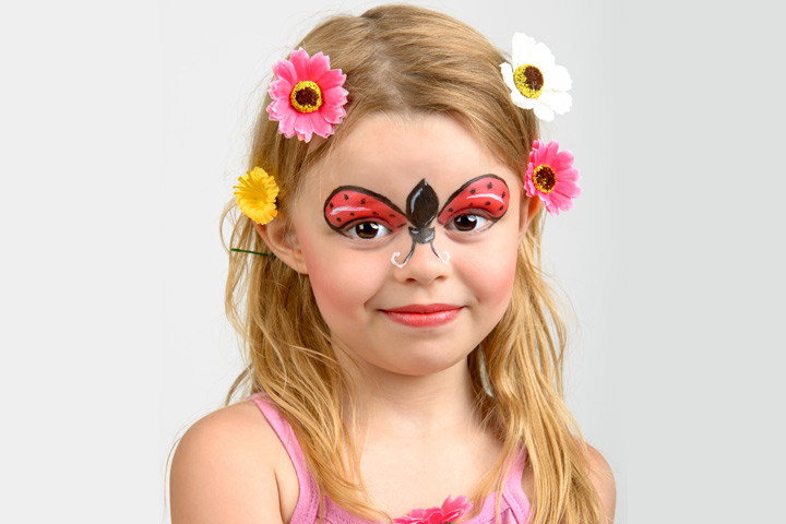 Red Princess Face Painting.  Kids face paint, Face painting easy, Face  painting