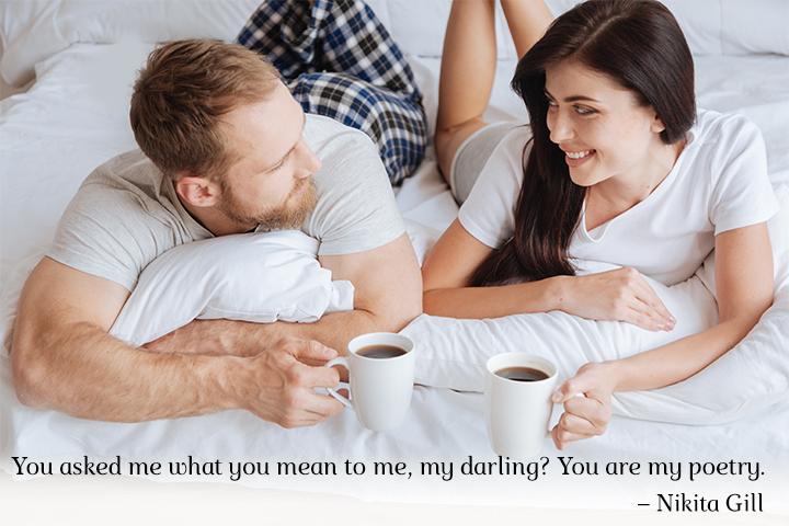 Good morning my wife deals