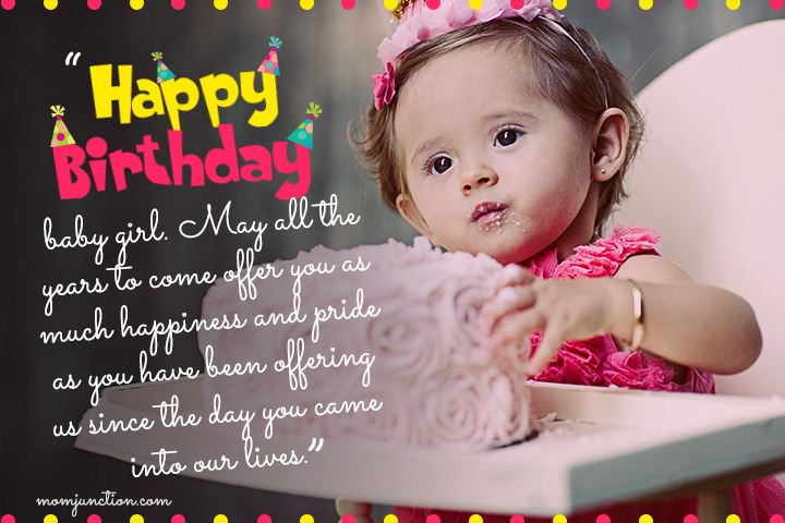 baby daughter birthday quotes