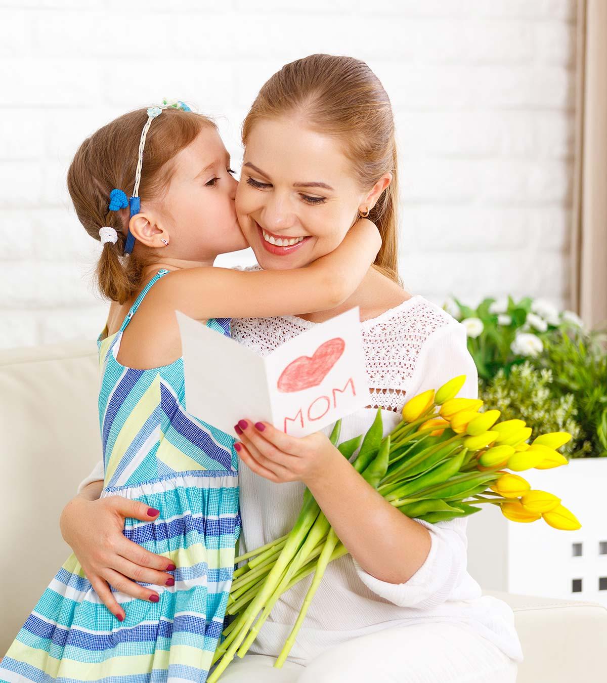 A Happy Mother And Daughter