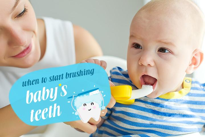 Brushing Baby�s Teeth When To Start And How To Clean