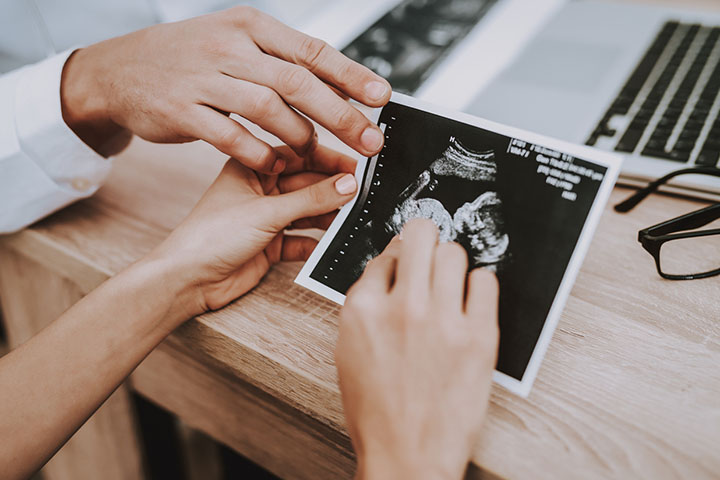 Gender ultrasound scan, 16 weeks pregnancy