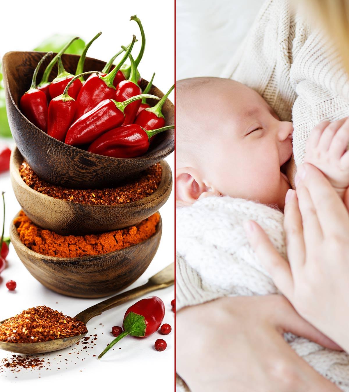 Spicy food for breastfeeding lady