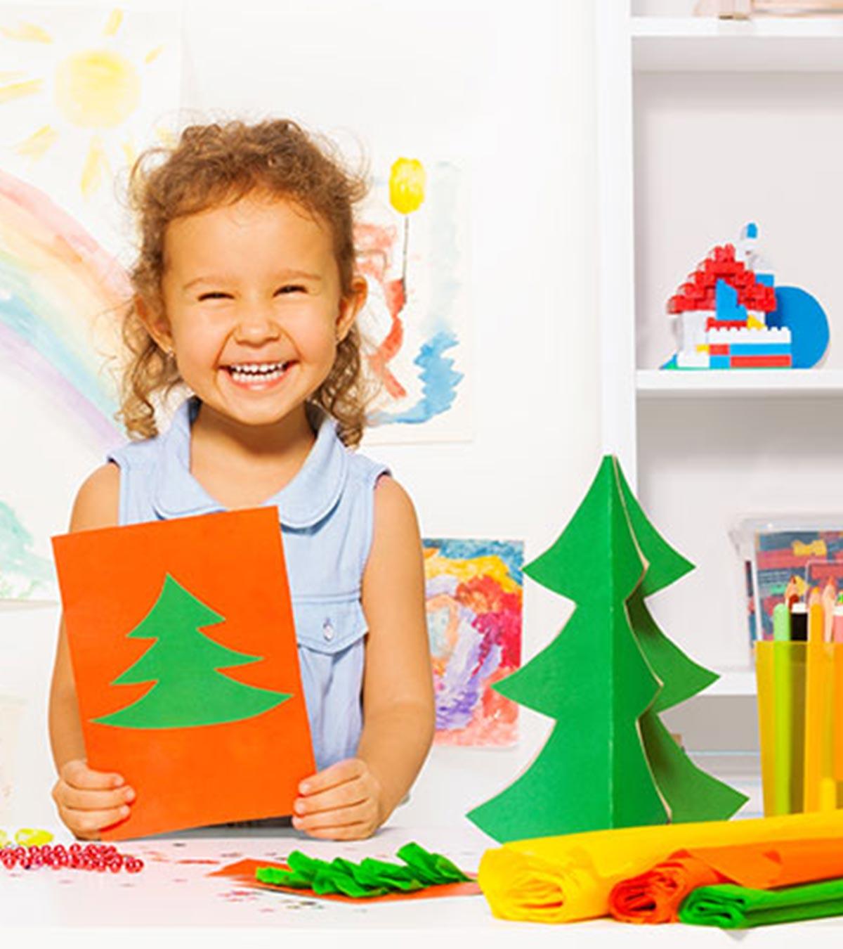 21 Interesting Christmas Tree Crafts For Kids