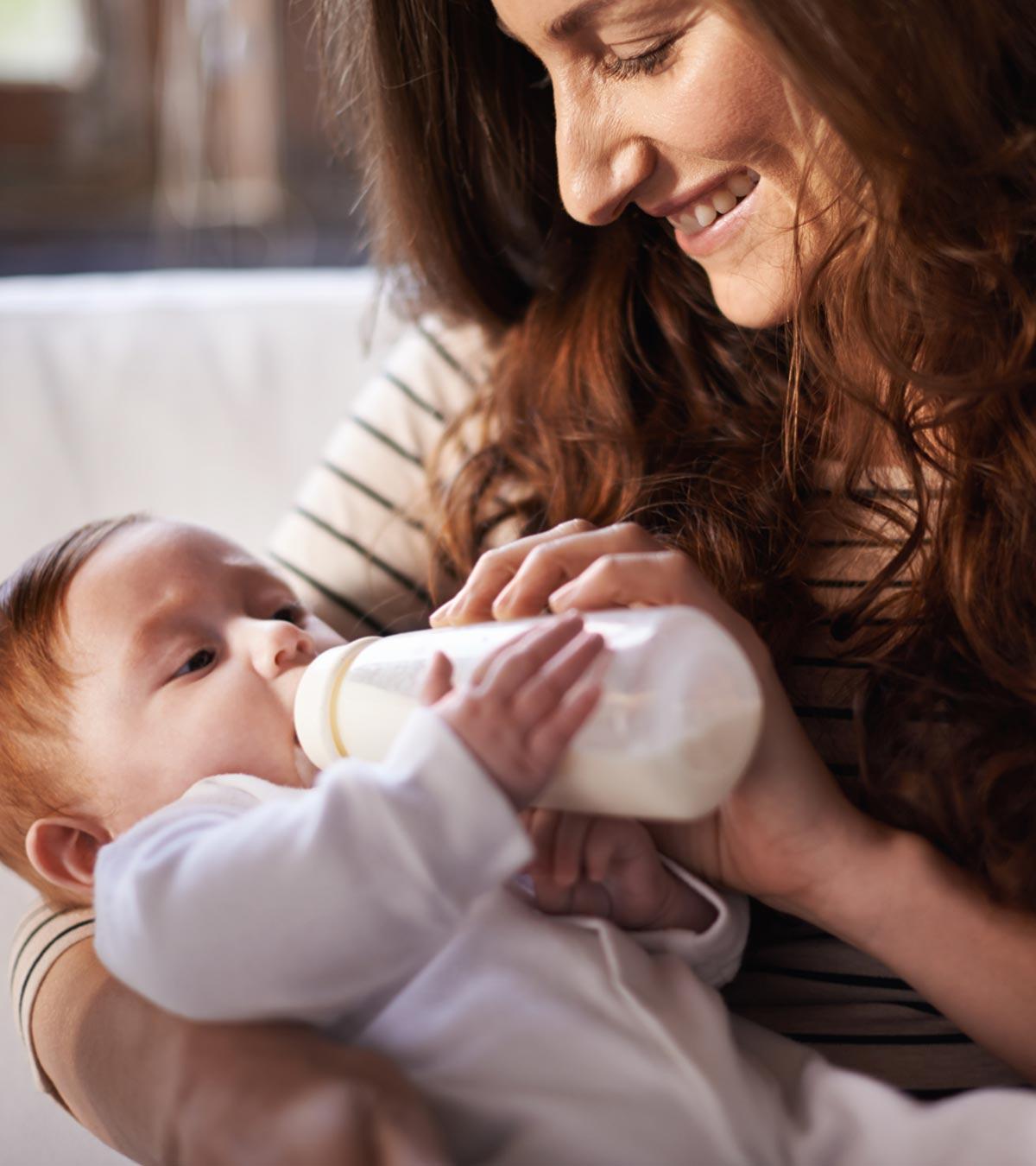 Baby Having Cow Milk