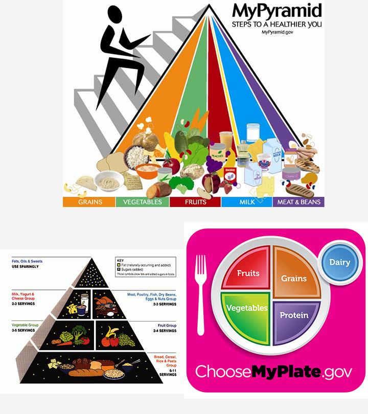 Simple Food Pyramid Chart