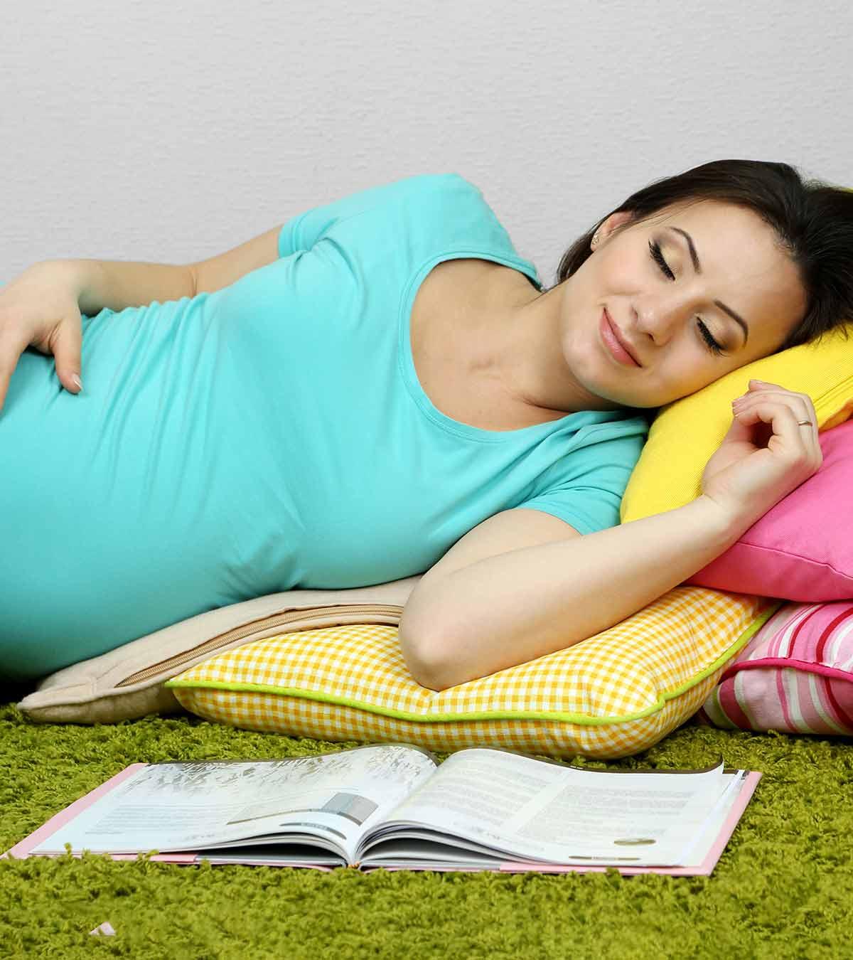 woman is in good sleeping position