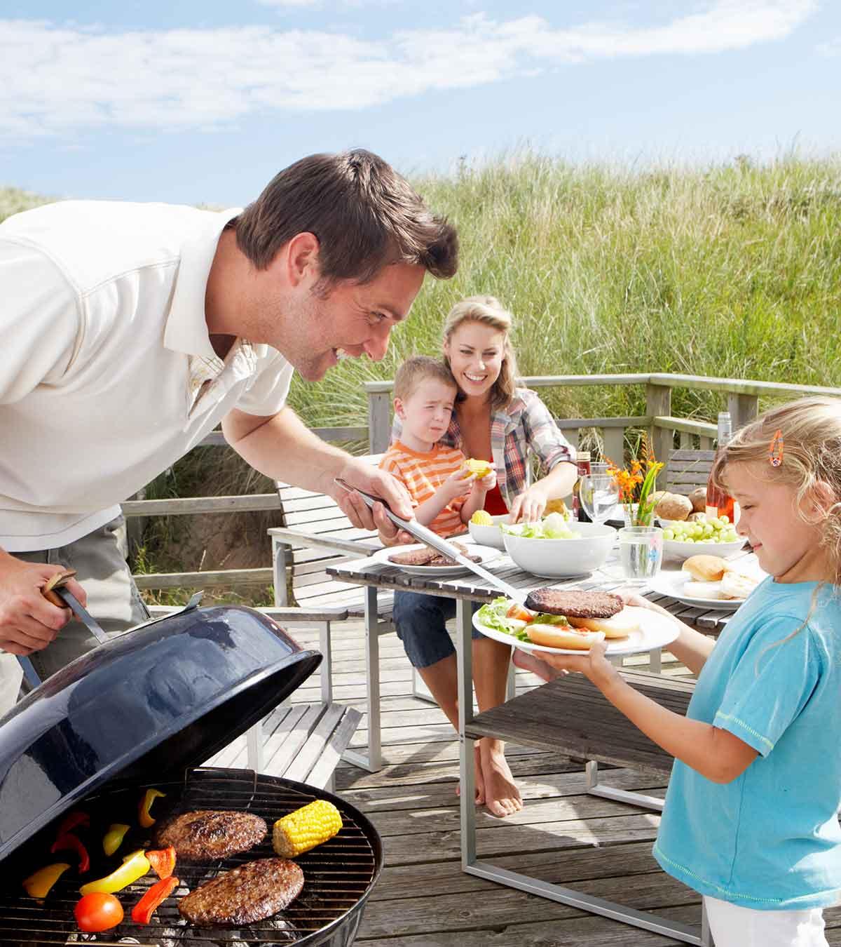 Family Enjoying Fun Weekend Activities