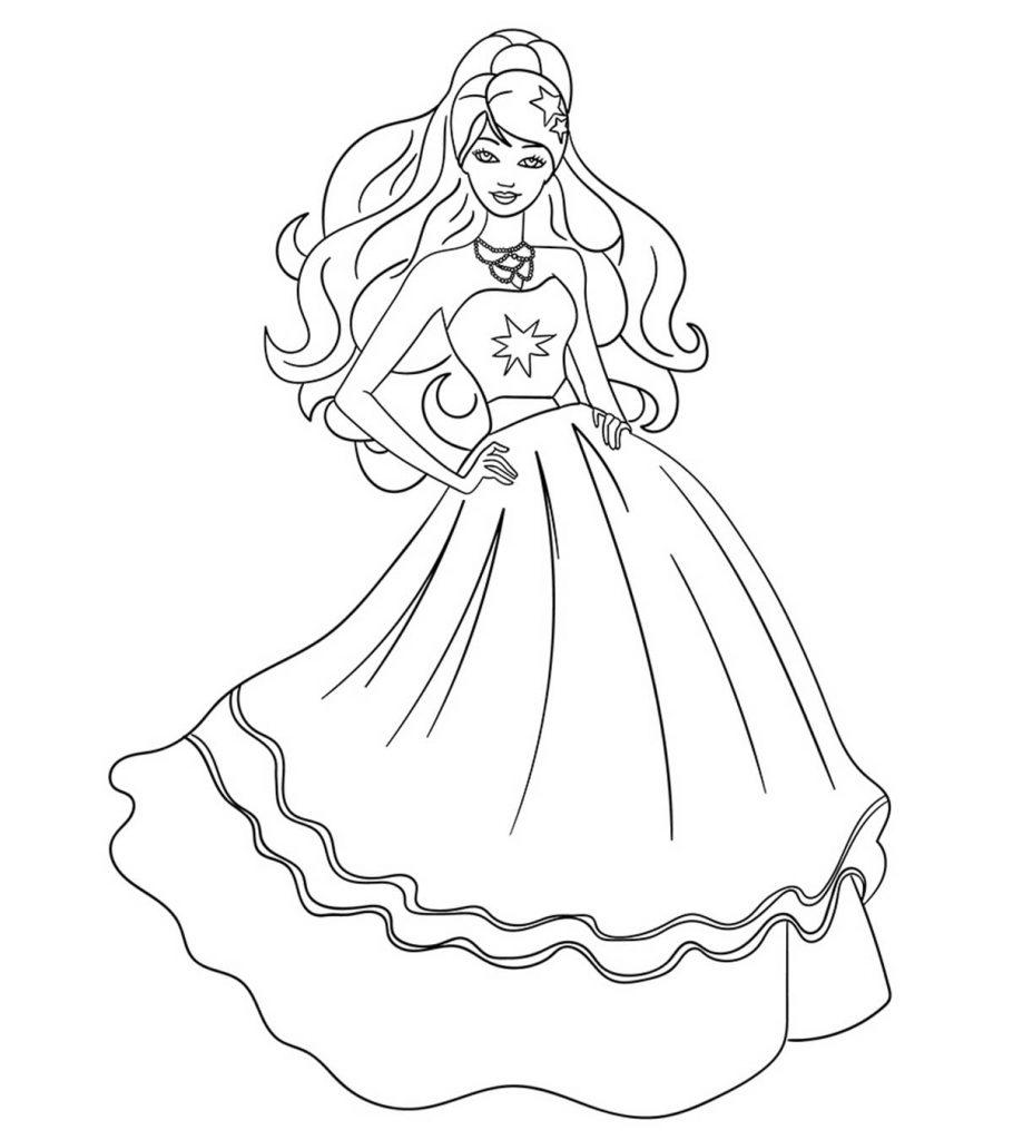 Barbie Coloring Pages (100% Free Printables)