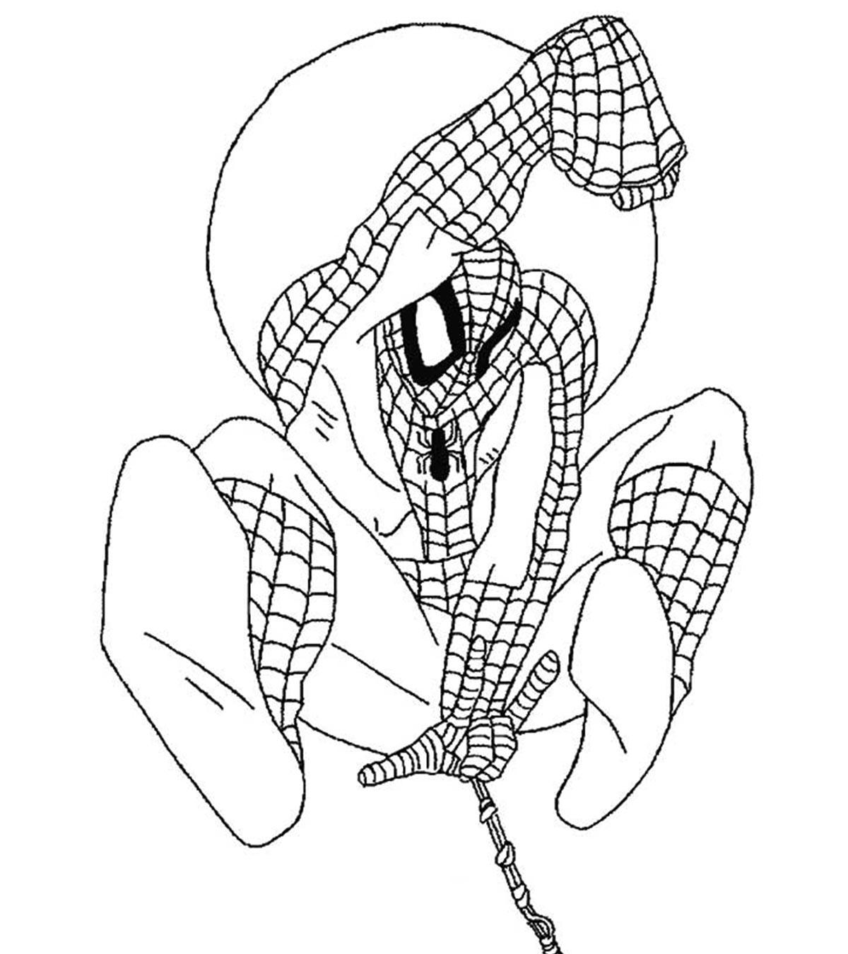 50 Wonderful Spiderman Coloring Pages Your Toddler Will Love_image