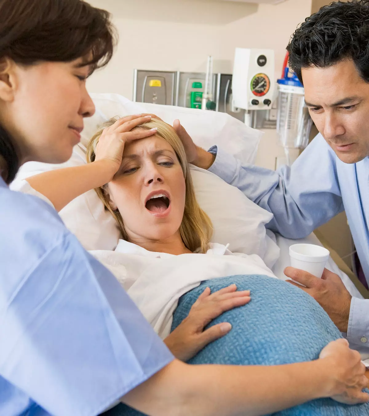 Pushing crowning childbirth hotsell
