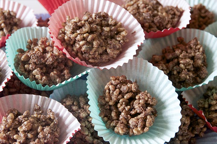 Chocolate crackles kids party food ideas