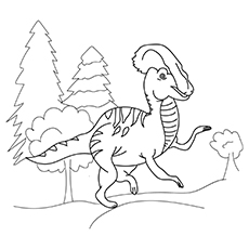 Corythosaurus dinosaur coloring pages