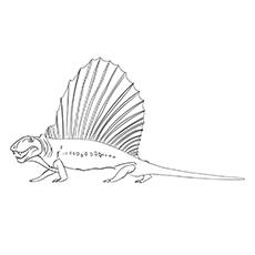Dimetrodon coloring pages Dimetrodon coloring pages