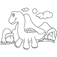 Baby Dinosaur coloring pages