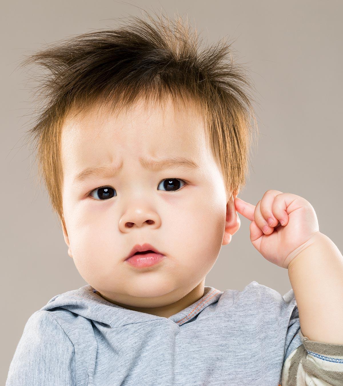 Toddler Suffering From Ear Infection