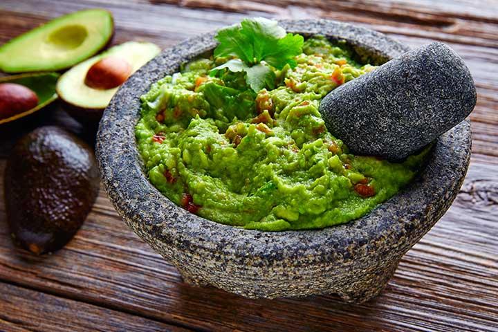 Guacamole kids party food ideas