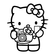 Hello Kitty Coloring Sheets of taking Photography