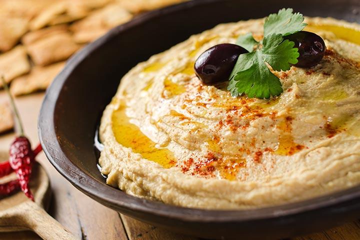 Hummus kids party food ideas