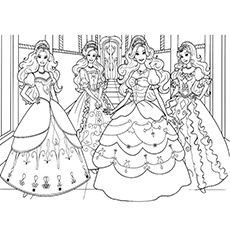 Barbie And The Three Musketeers Coloring Page