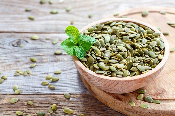 Pumpkin seeds to increase breastmilk