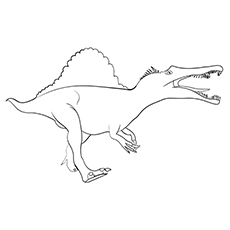 Spinosaurus coloring pages