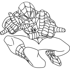 Supreme Court Frees Spiderman coloring page
