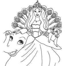 Barbie As The Island Princess Coloring Page