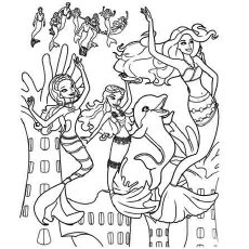 Barbie In A Mermaid Tale coloring page