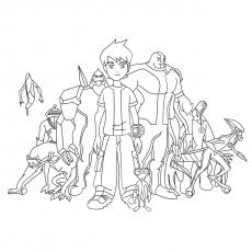 ben 10 coloring pages  20 free printable for little ones
