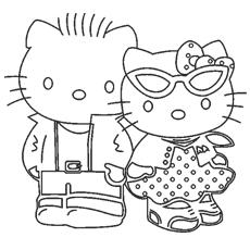 Hello Kitty Best Friends Forever Coloring Pages