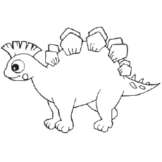 Stegosaurus Dinosaur coloring pages