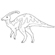 Parasaurolophus dinosaur coloring pages Parasaurolophus dinosaur coloring pages