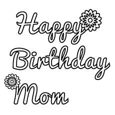 Happy Birthday Coloring Pages - Free Printables