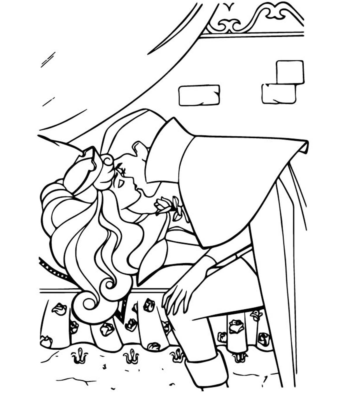 15 Beautiful Sleeping Beauty Coloring Pages Your Toddler Will Love_image