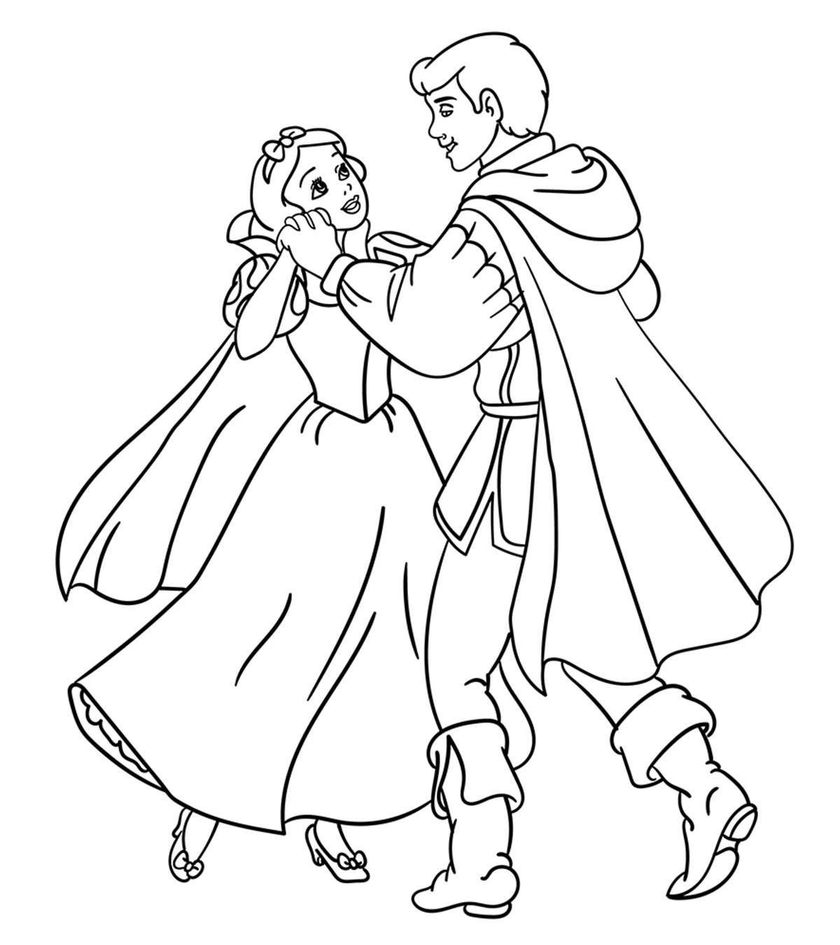 20 Beautiful Snow White Coloring Pages For Your Little Ones_image