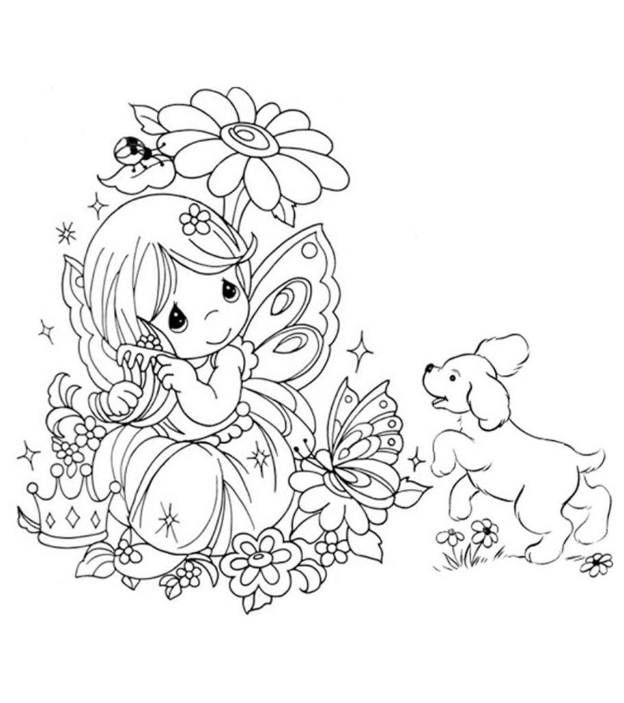 Free Printable Fairy Coloring Pages