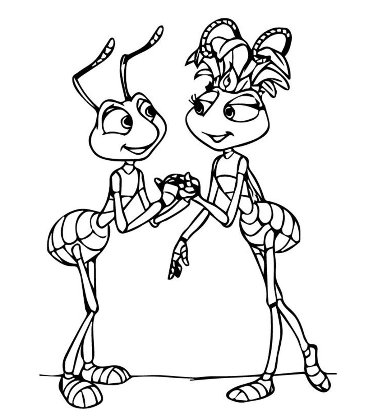 25 Theme-Based Ant Coloring Pages For Your Toddler_image