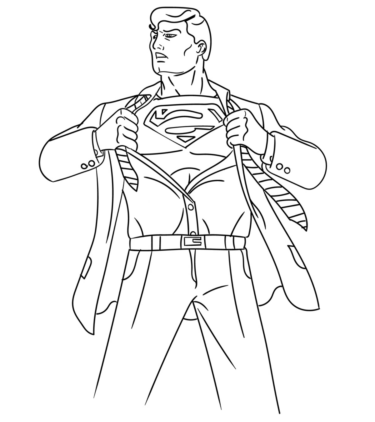 30 Simple Superman Coloring Pages Your Toddler Will Love_image