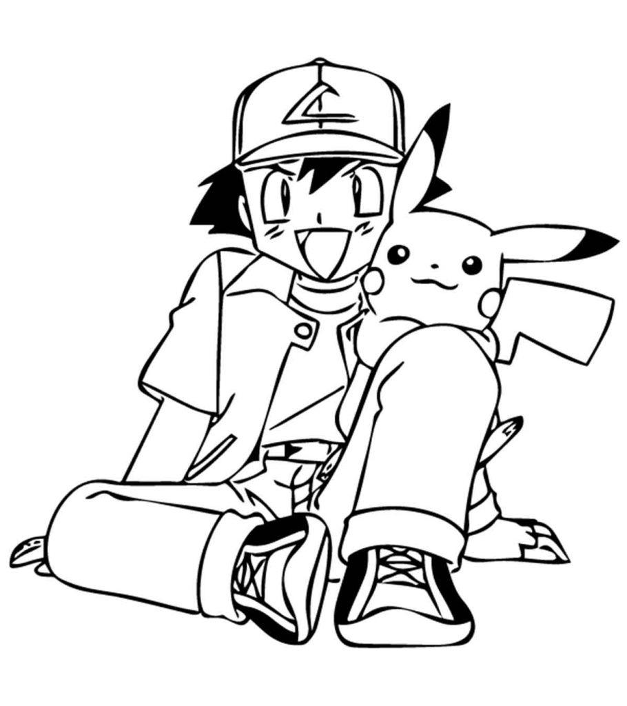 Pokemon coloring pages on