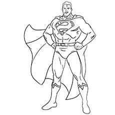 Top 30 Free Printable Superman Coloring Pages Online