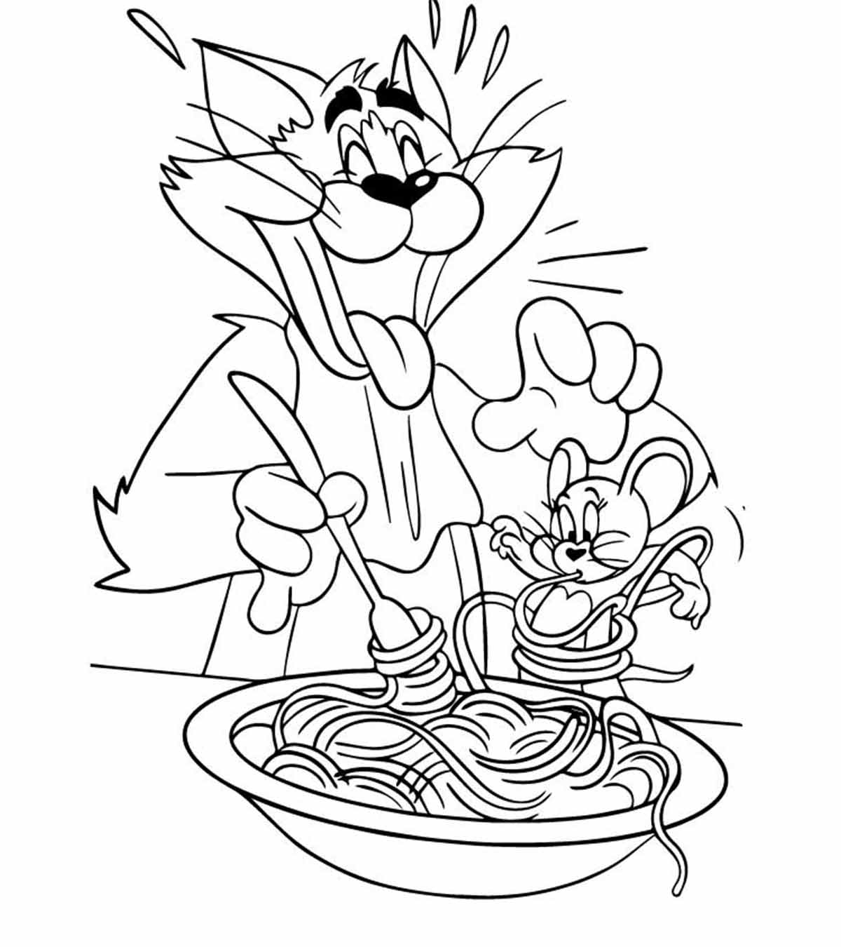10 Cute Tom And Jerry Coloring Pages Your Toddler Will Love To Color