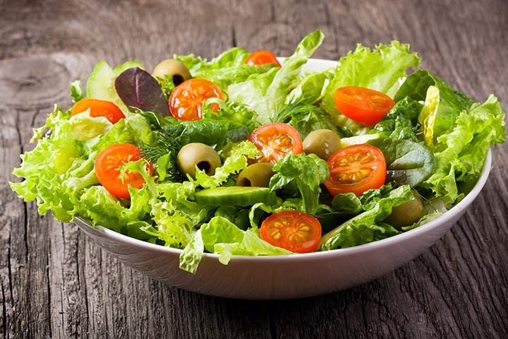 High-fiber vegetable salad fiber rich foods during pregnancy