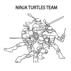 Ninja Turtles Team Pictures to Print